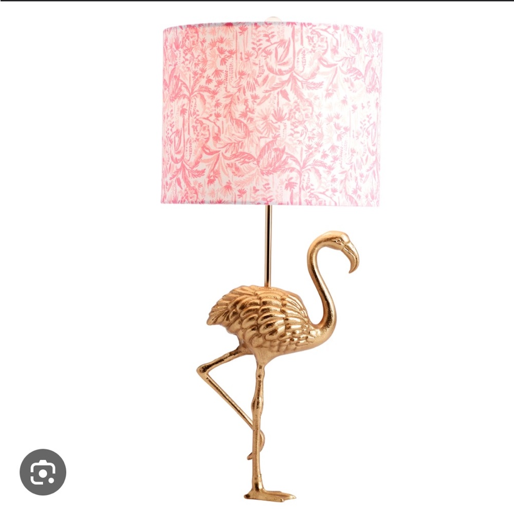 ISO 2 Lilly Pulitzer Flamingo Lamps by Pottery Barn